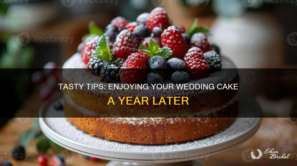 how to eat wedding cake a year later