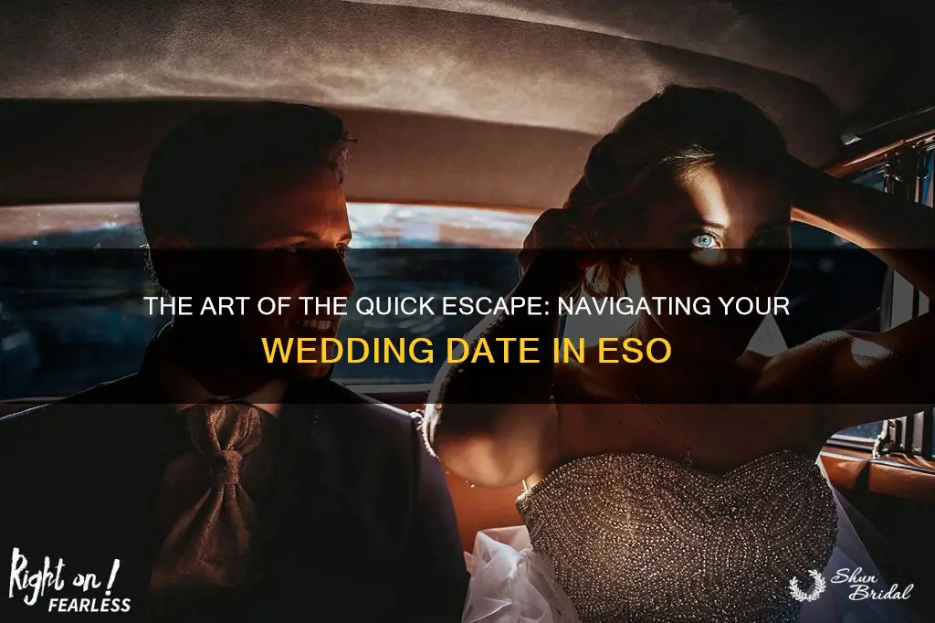 how to ecape with your wedding date eso