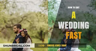 Quick Wedding Editing Tips: Efficient Techniques for Stunning Results