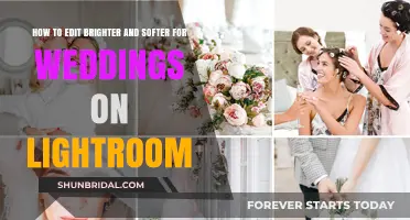 Mastering Lightroom: Brighter, Softer Wedding Edits for Timeless Elegance