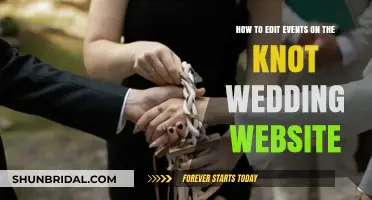 Editing Events on The Knot: A Step-by-Step Guide for Wedding Websites