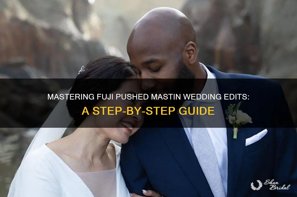 how to edit fuji pushed mastin wedding