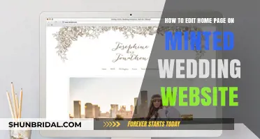 Editing Your Minted Wedding Website Homepage: A Simple Step-by-Step Guide