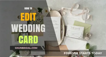 Creative Tips for Designing and Editing Your Perfect Wedding Invitation