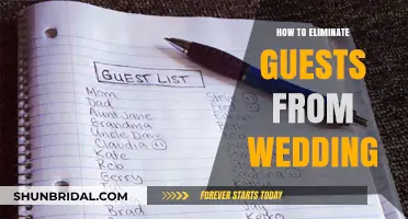 Strategic Tips for Reducing Your Wedding Guest List Gracefully