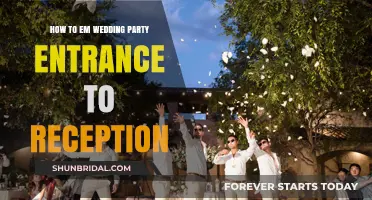 Make a Grand Wedding Party Entrance to the Reception