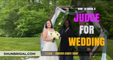 How to Email a Judge for Wedding: A Step-by-Step Guide