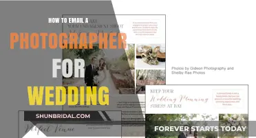 Email a Wedding Photographer: Tips for the Perfect Introduction