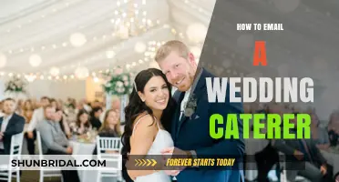 Crafting the Perfect Email to Secure Your Dream Wedding Caterer