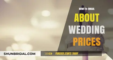 Crafting the Perfect Email to Inquire About Wedding Prices