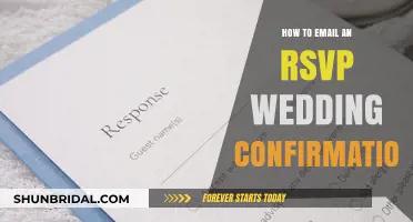 RSVP Etiquette: Email Confirmations for Wedding Guests