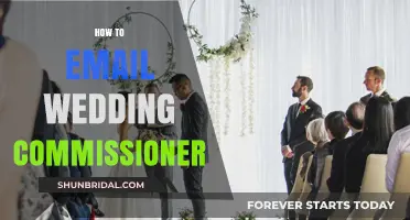 Crafting the Perfect Email to Your Wedding Commissioner: A Guide