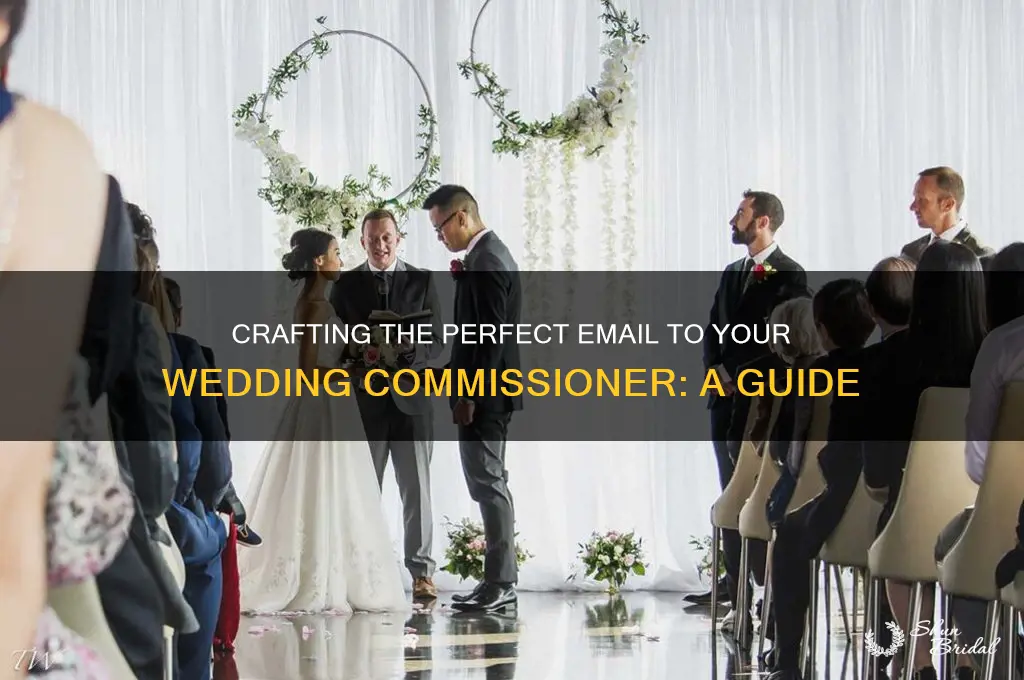 how to email wedding commissioner
