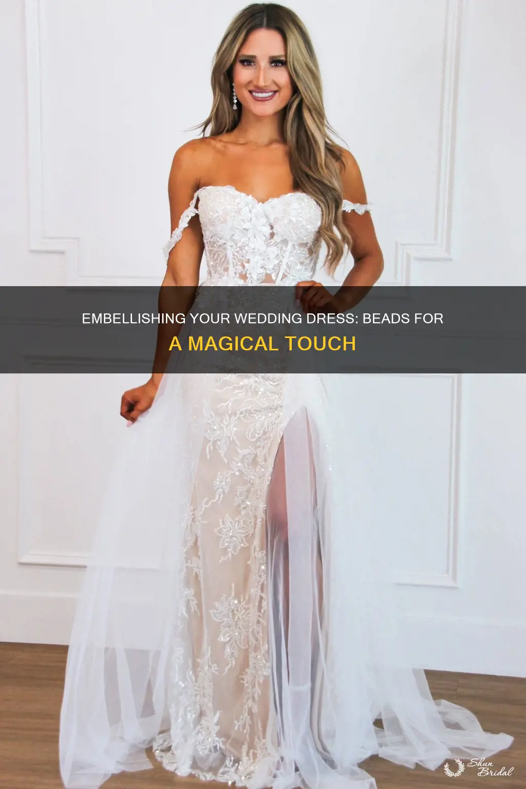 how to embellish a wedding dress with beads