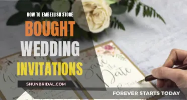 Embellishing Store-Bought Wedding Invites: Easy, Affordable, Creative Ideas