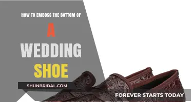 Elegant DIY Embossing: Personalize Your Wedding Shoe Soles in Style