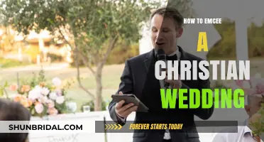Graceful Guidance: Emceeing a Christian Wedding with Faith and Elegance