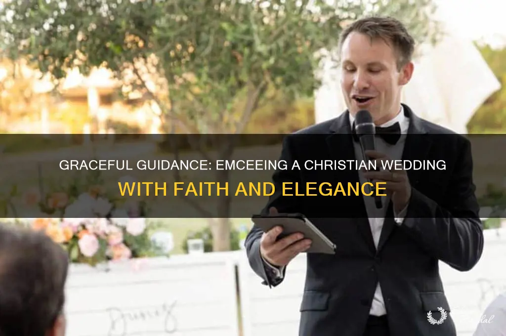 how to emcee a christian wedding