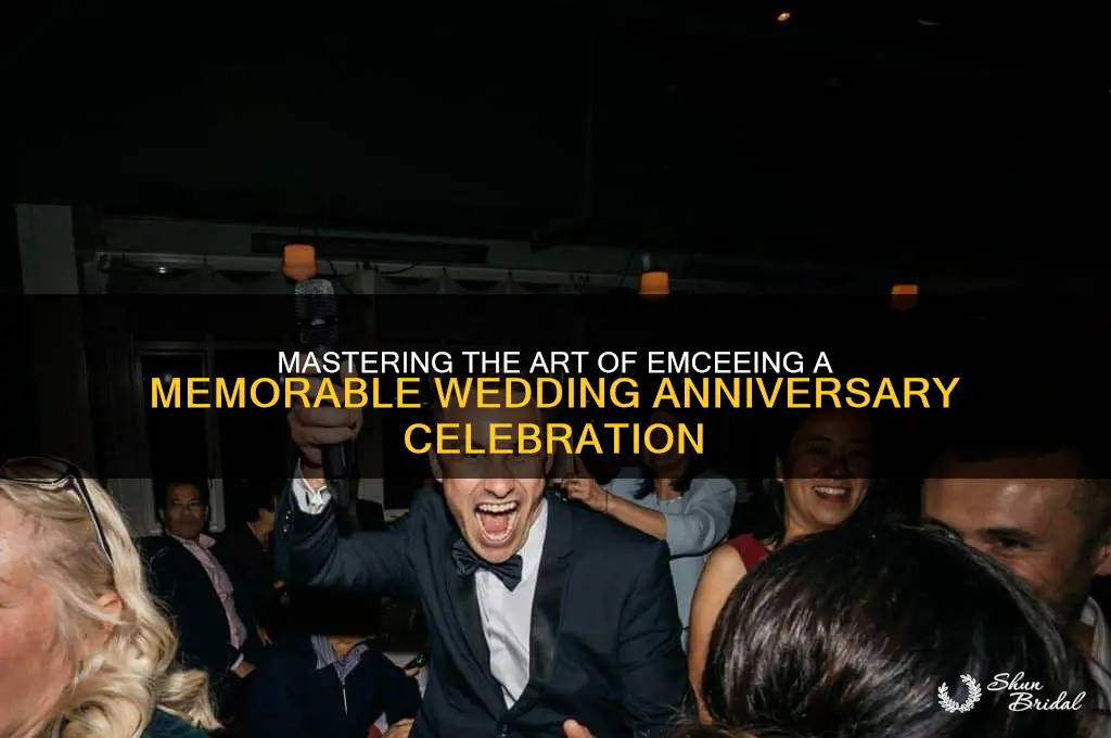 how to emcee a wedding anniversary