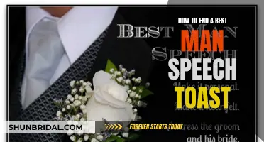 Best Man Speech: Concluding Words, Cheers, and More