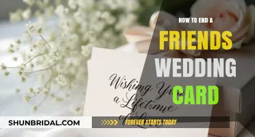 Perfect Wedding Card Closings: Warm Wishes for Your Friend's Big Day