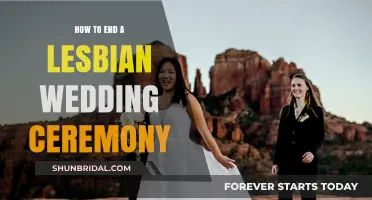 Celebrating Love: A Guide to Concluding Your Lesbian Wedding Ceremony