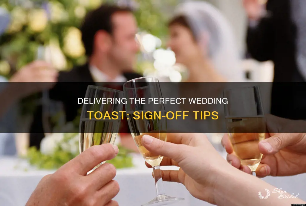 how to end a toast at a wedding