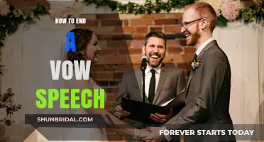 Crafting the Perfect Vow Speech Closing: Tips for a Memorable Finale