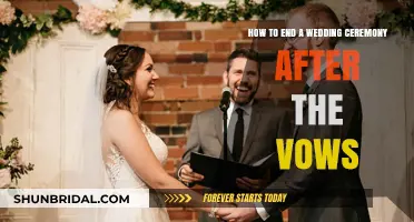 Perfectly Concluding Your Wedding Ceremony: Post-Vow Moments to Cherish