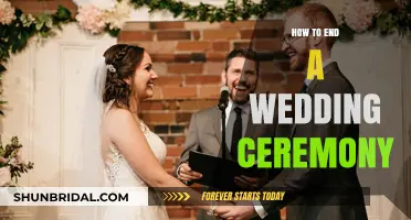 Closing the Chapter: Graceful Ways to End Your Wedding Ceremony