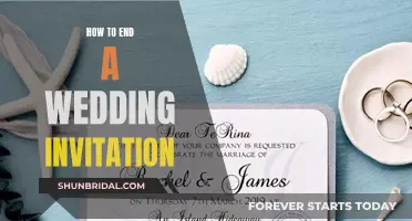 Crafting the Perfect Wedding Invitation: Warm Farewells