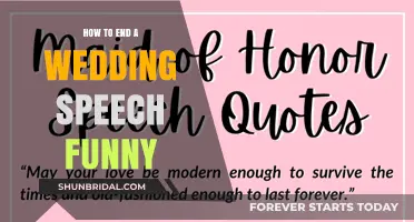 Master the Art of Ending Your Wedding Speech with a Laugh