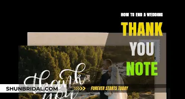 Crafting the Perfect Closing: How to End Your Wedding Thank You Notes
