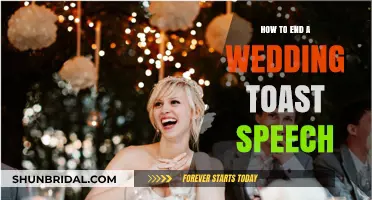 Perfectly Concluding Your Wedding Toast: Tips for a Memorable Farewell
