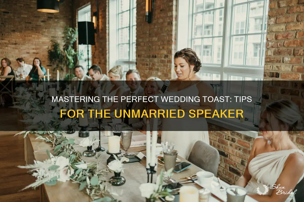 how to end a wedding toast without marital experience