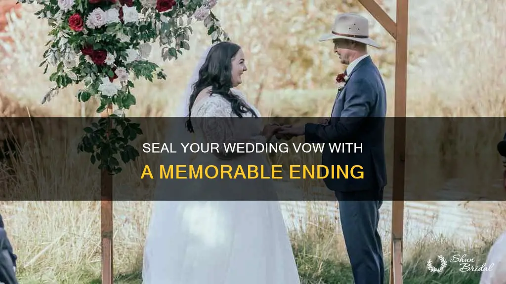 how to end a wedding vow