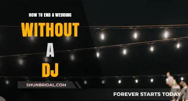 Creative Ways to End Your Wedding Without a DJ: Fun Ideas