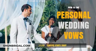 Crafting the Perfect Closing: How to End Personal Wedding Vows