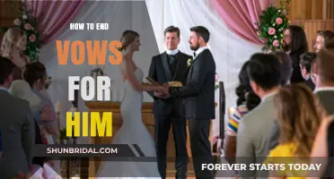 Crafting the Perfect Vow Ending: Tips for Him to Seal the Promise