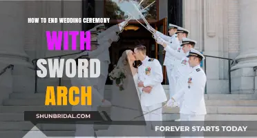 Elegant Exit: Mastering the Sword Arch Finale for Your Wedding Ceremony