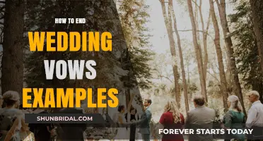Crafting the Perfect Closing: How to End Wedding Vows with Love and Meaning