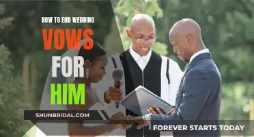 Personalized Wedding Vows: The Perfect Ending for Him