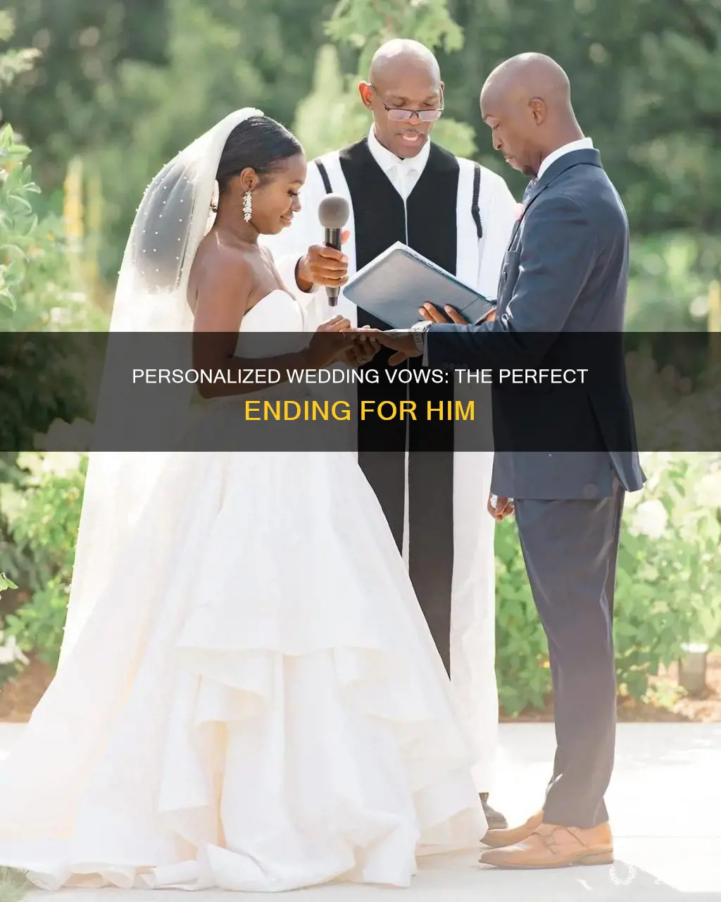 how to end wedding vows for him