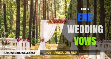 Crafting the Perfect Closing: How to End Wedding Vows with Love and Meaning