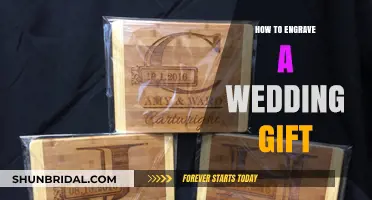 Personalize Your Wedding Gift: Engraving Tips and Techniques for a Lasting Impression