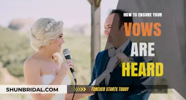 Amplify Your Love: Tips to Ensure Your Vows Are Heard