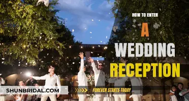 Make a Grand Wedding Reception Entrance