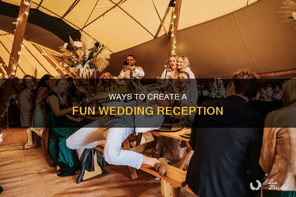 how to entertain at a wedding reception