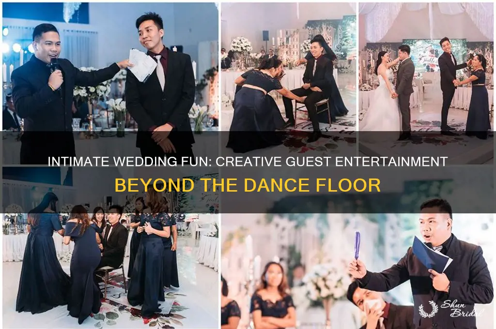 how to entertain my guests at small wedding without dancing