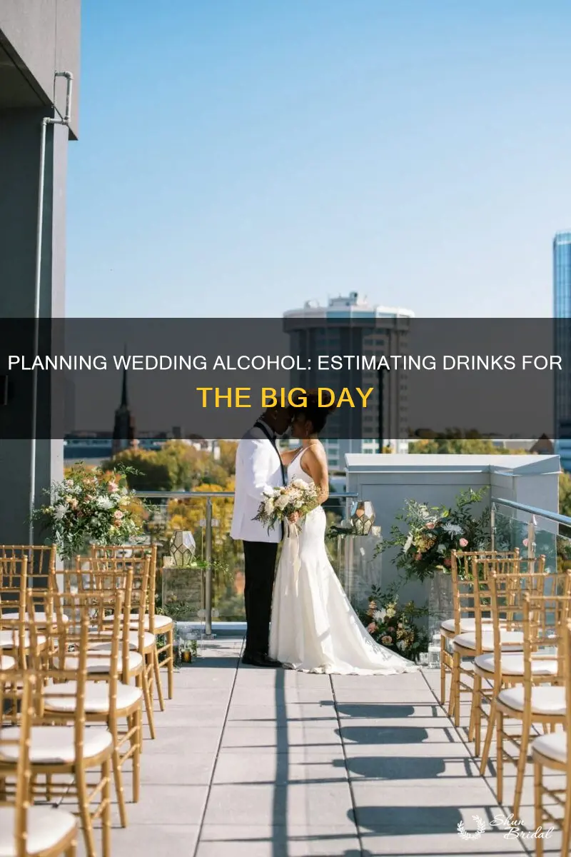 how to estimate alcohol for a wedding